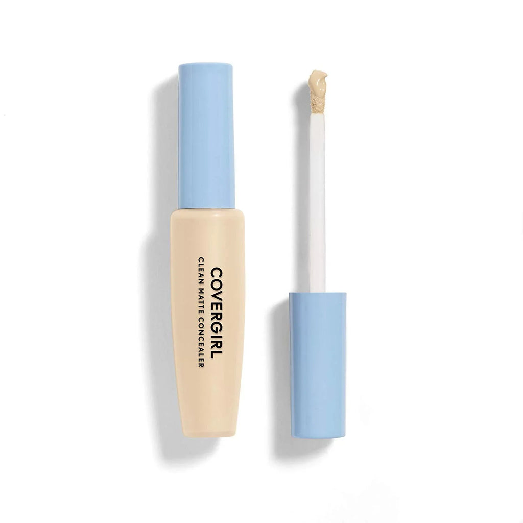 Flawless Coverage Duo: Covergirl Clean Matte Concealer, Fair 110, 0.37 Fl Oz, 2 Count - Achieve a Radiant Complexion!