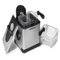 Elite Platinum 4Qt. Dual Deep Fryer with 3 baskets -401T