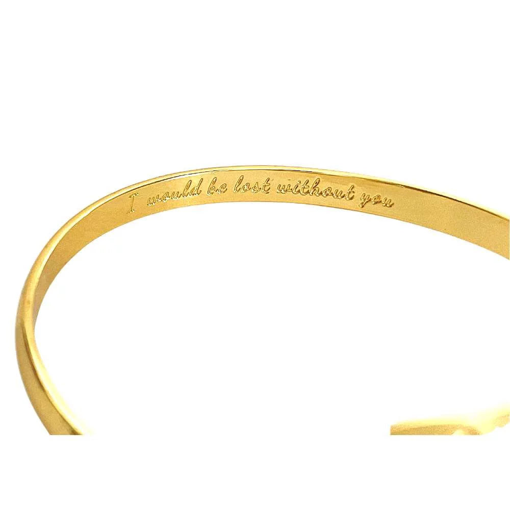 Friendship Bracelets, Infinity Bracelets, Best Friend Bracelets, Engraved Bracelets  would be lost without you- Infinity Sign