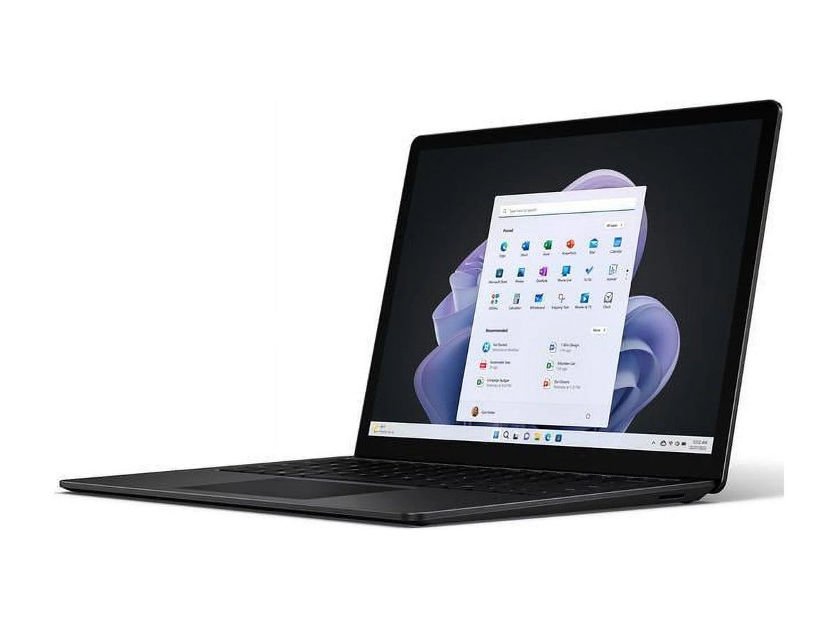 Microsoft Surface Laptop 5 13.5" Touchscreen Notebook - Intel Core i5 12th Gen i5-1245U - 16    - 256   - Windows 10 Pro - Intel Iris Xe Graphics - Matte Black -  Compliant  -00002
