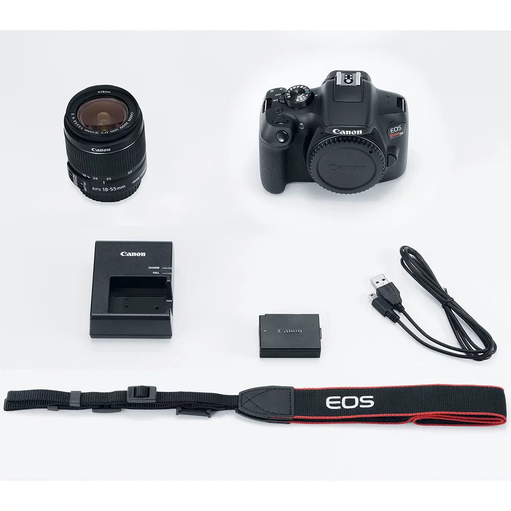 Canon  Rebel /2000D  Camera with 18-55mm and 55-250mm Lenses Kit