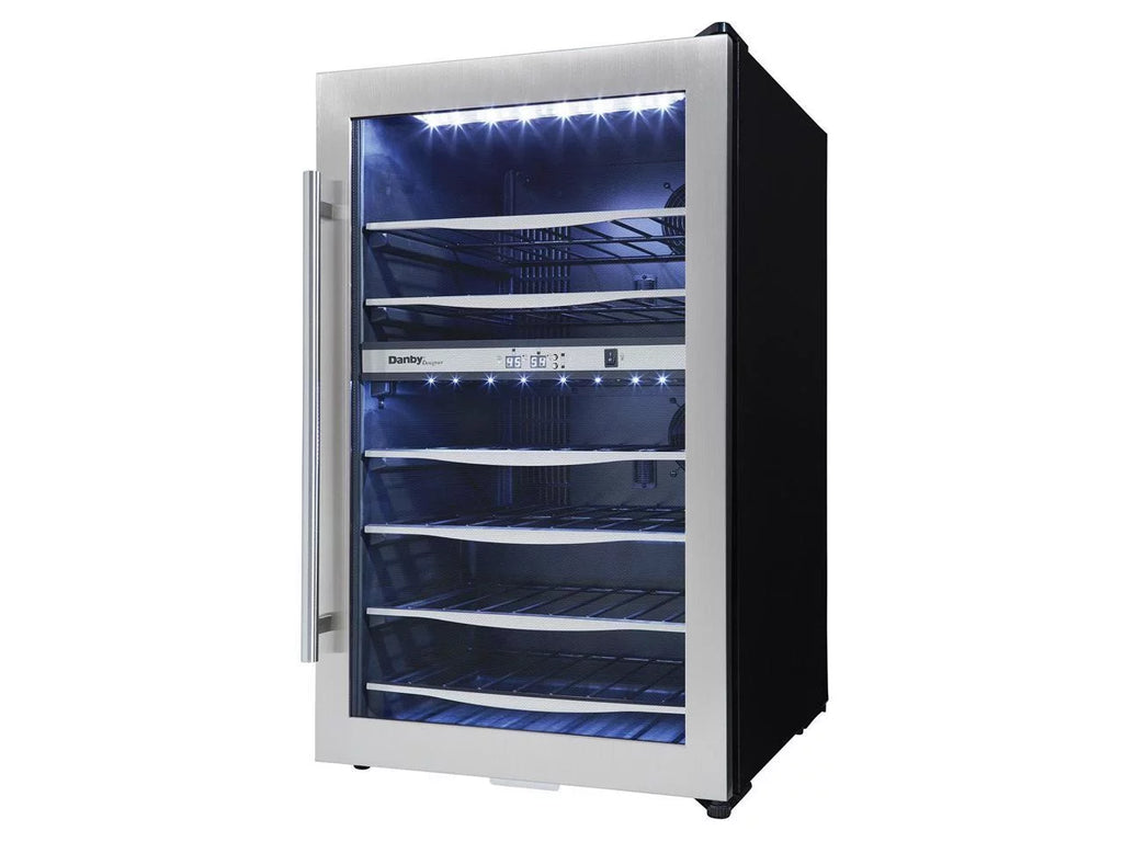 Danby Designer  38 Bottle Compact  Light Refrigerator Wine Cooler