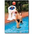 Pool Basketball Hoop Poolside Game   Heavy Duty With Plastic Rim For Kids & Adults Swimming Splash Hoops Games With Midsize Water Basketball, Toy For Pools, Outdoor Summer Hoops 9189M