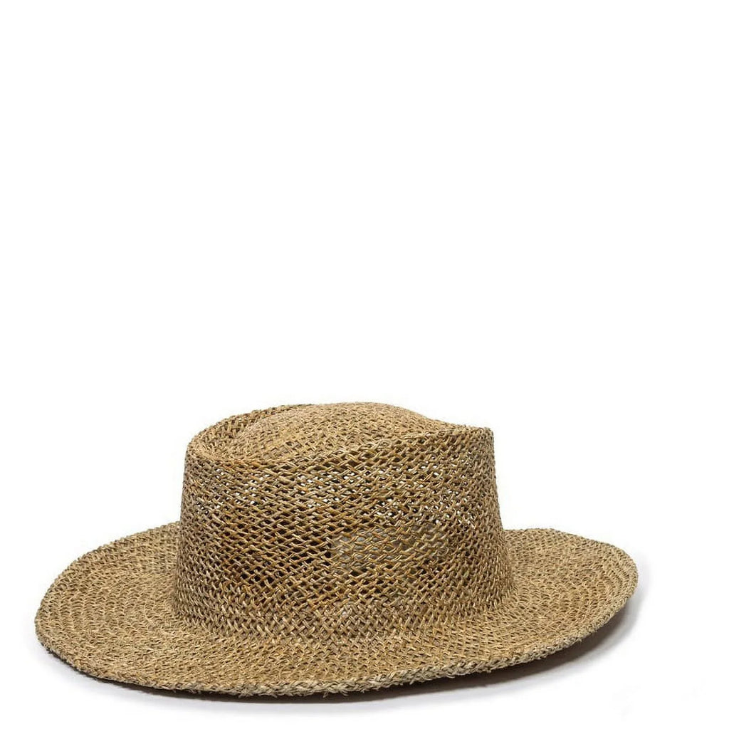 Outdoor Cap -100 Gambler Straw Hat-Natural