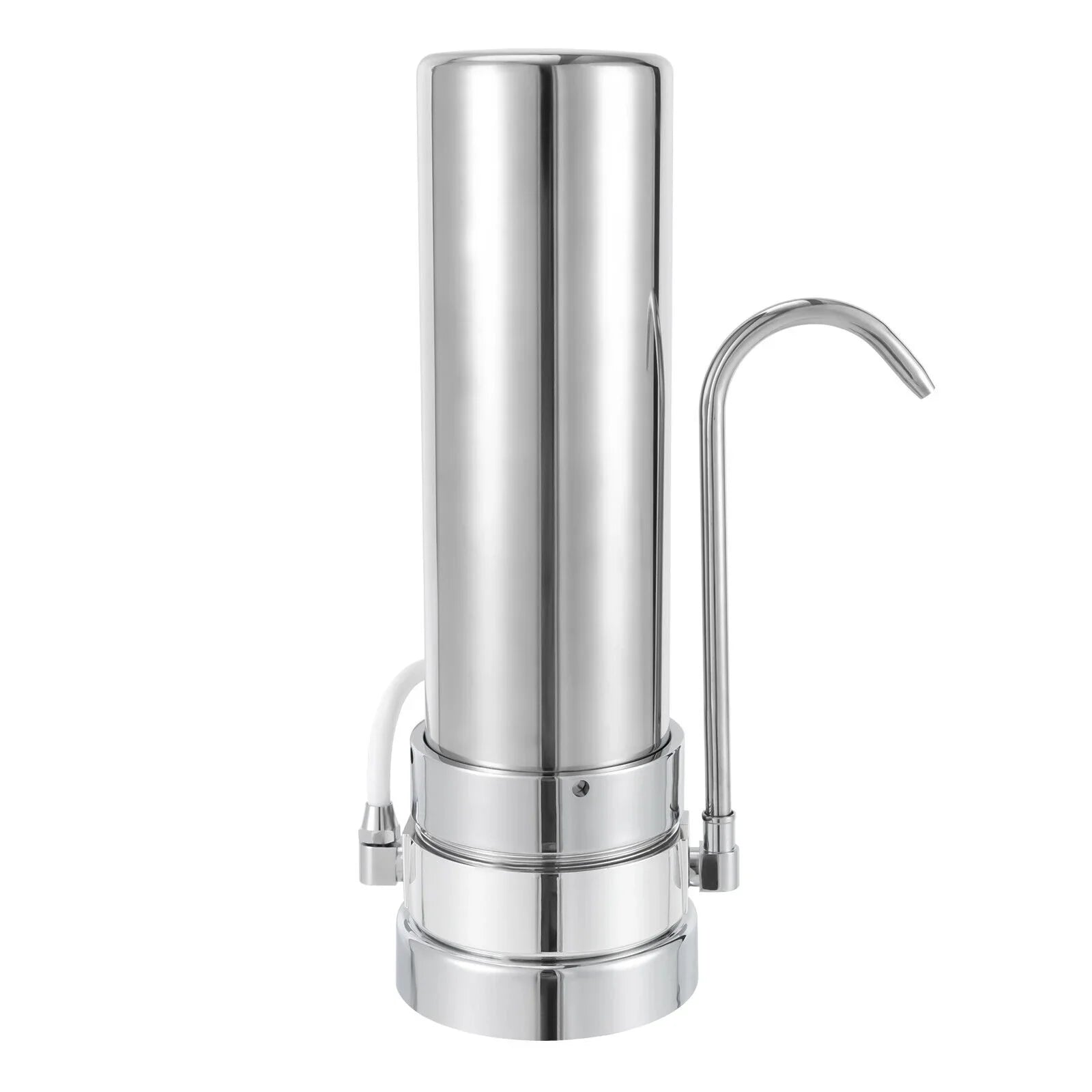 Countertop Filter Tap Water Filtration Filter Sink Drinking System Stainless Silver