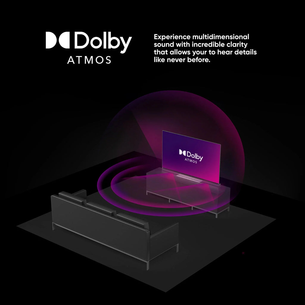 onn. 65”  4K  (2160p) Roku Smart  with Dolby Atmos, Dolby Vision, Local Dimming, 120hz Effective Refresh Rate, and  (100071705)