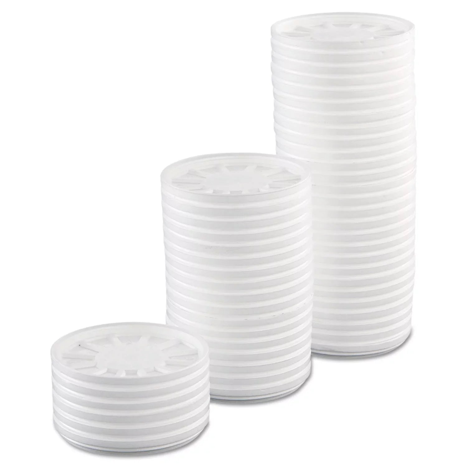 Dart  Vented Foam Lids Fits 6 to 32 oz Cups, White - Case of 5