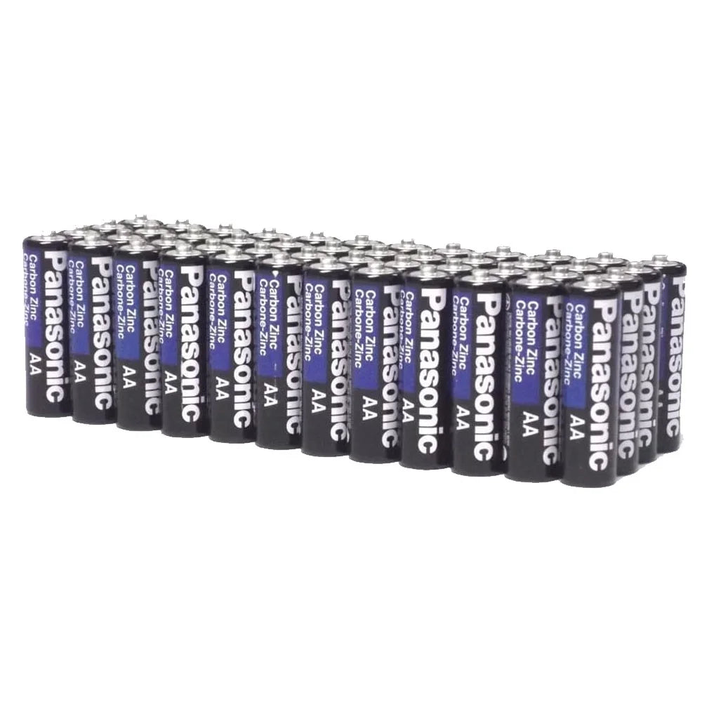 200 Pack Wholesale Lot Panasonic Heavy Duty Batteries 100  + 100  Batteries