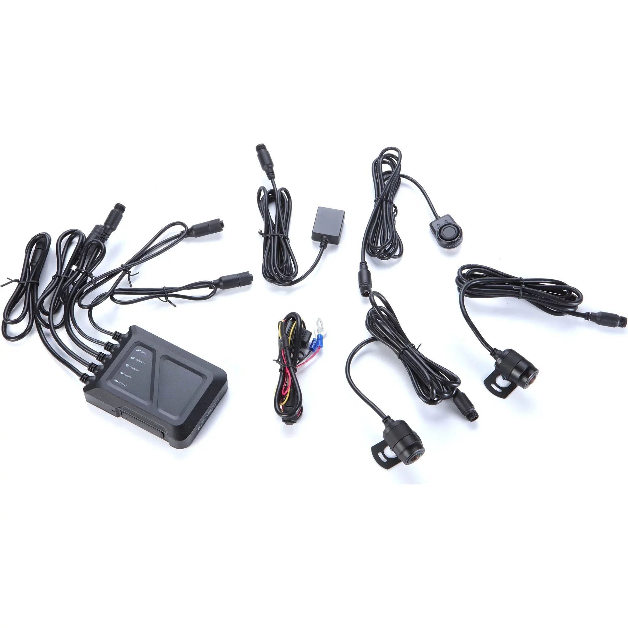 Kenwood - Motorsports  Dash Cam with  and Rear-View Camera with a Kenwood - 16ft (5m) Extensional Cable