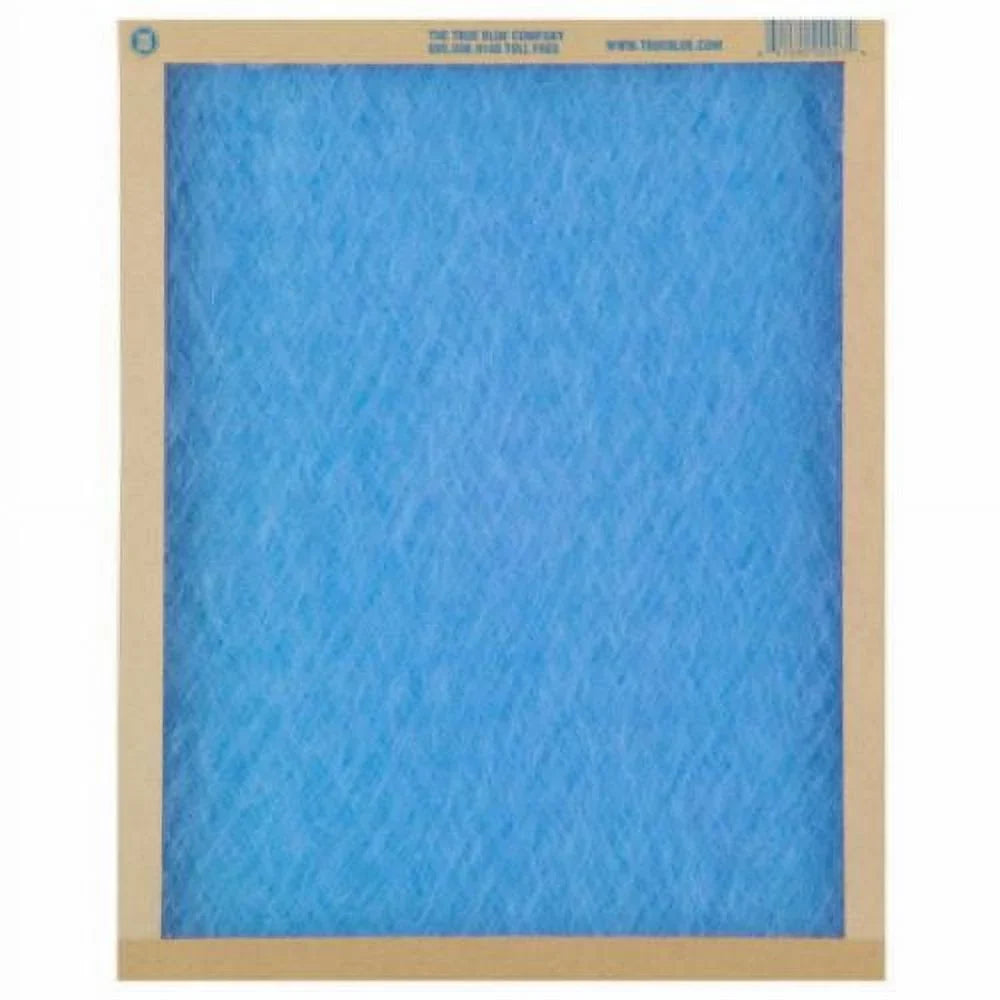 True Blue 120361 20" x 36" x 1" Flat Panel Spun Fiberglass Disposable Furnace Air Filter  2 - Quantity of 12