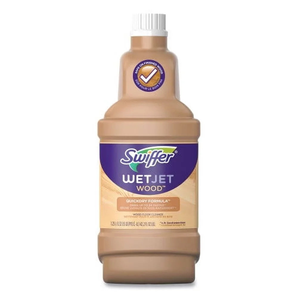 Swiffer WetJet System Cleaning-Solution Refill, Blossom Breeze Scent, 1.25  Bottle, 4/Carton