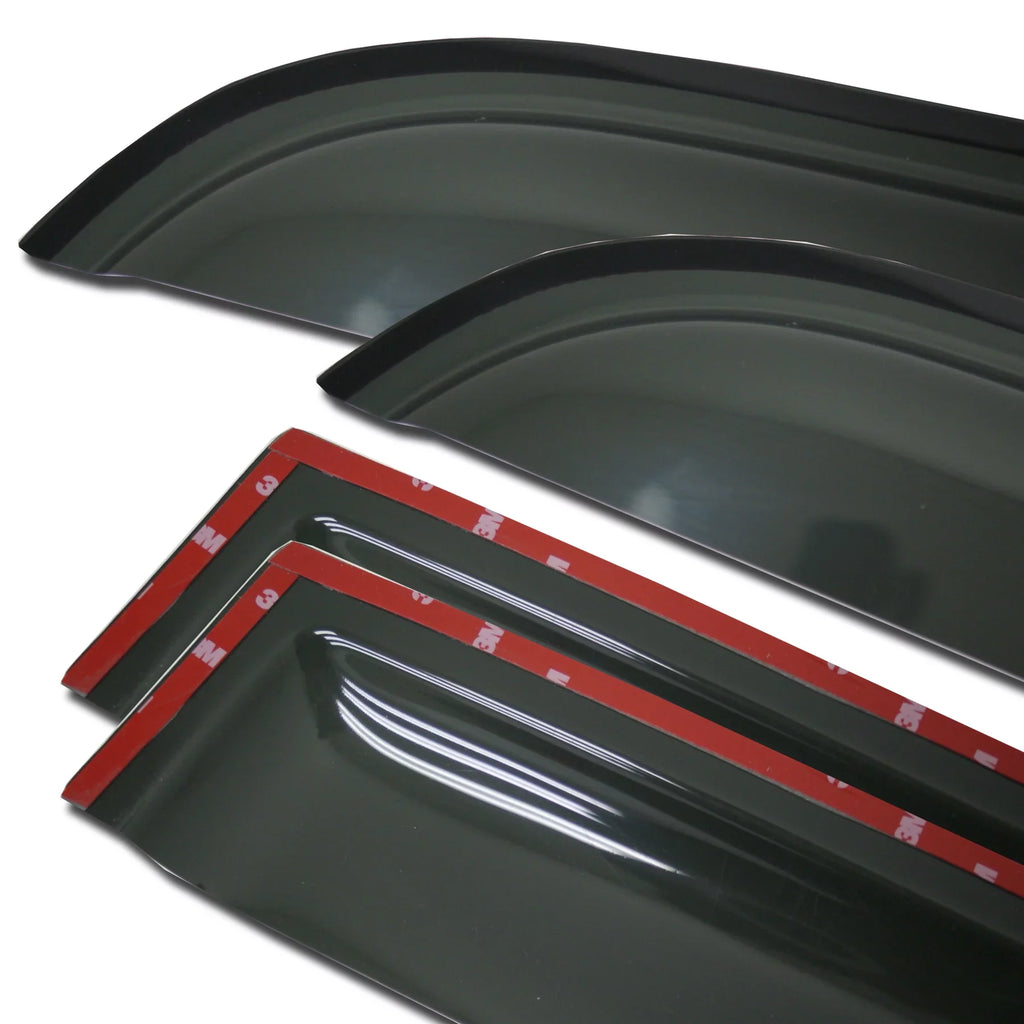 TuningPros -522 Outside Mount 2.0mm Window Visor Deflector 4 Pcs Set For 2008-2011 Subaru Outback Sport
