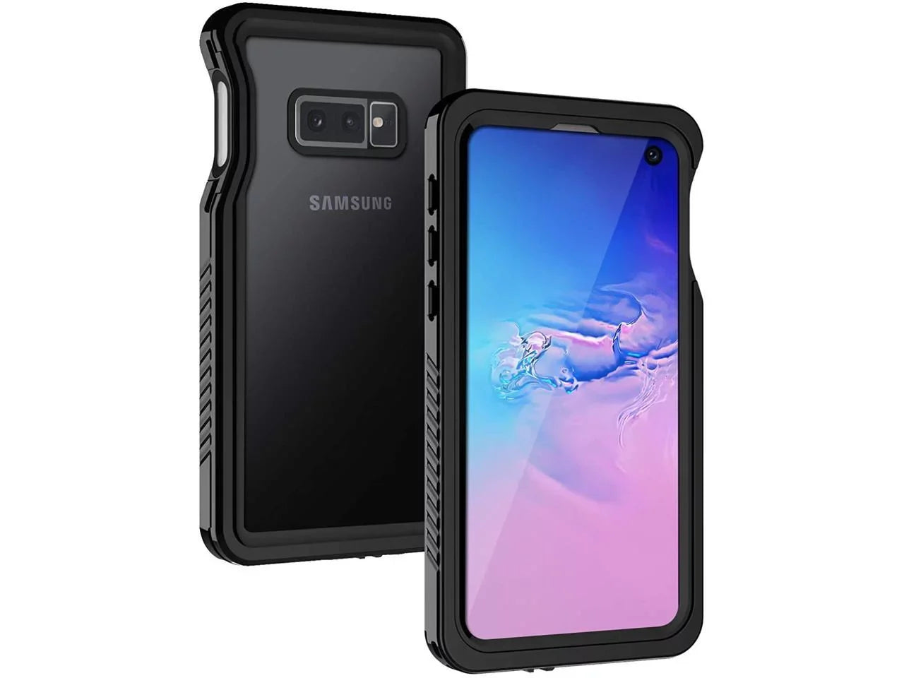 Samsung Galaxy S10e Case,  Waterproof Dustproof Shockproof Case with Built-in Screen Protector, Full Body Sealed Underwater Protective Clear Cover for Samsung S10e