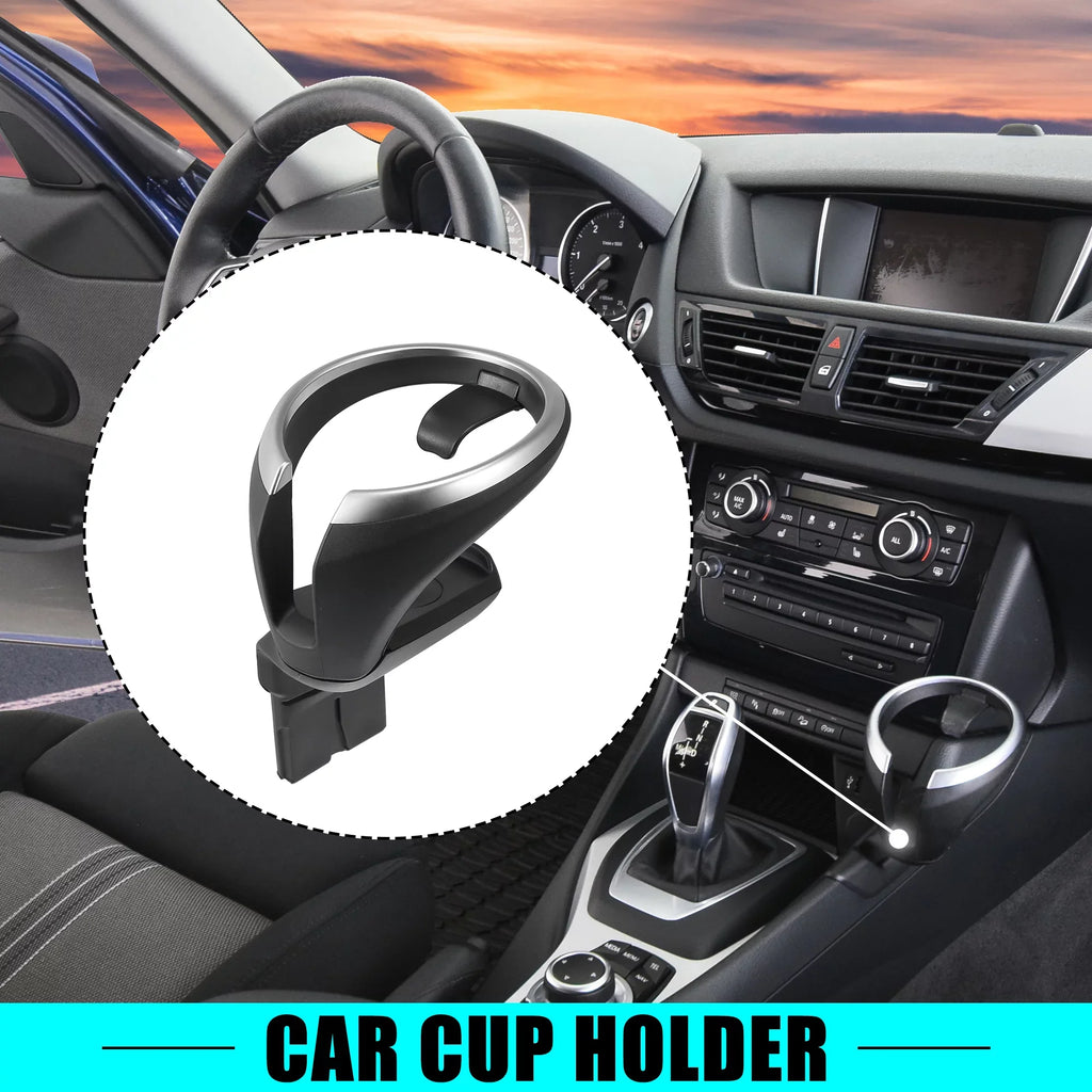 Car Cup Holder Bottle Drink Water Beverage Cupholder Front Seat Center Console Cup Holders Black for  51160443082
