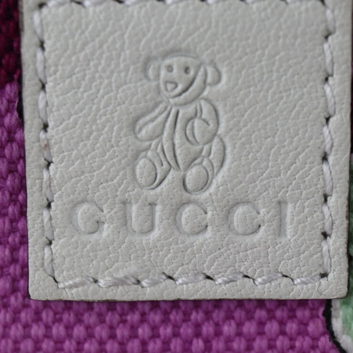 Pre-Owned  Gucci Baby Heart Tote Bag Children's Handbag 284721 Canvas Leather Pink Series Multicolor (Good)