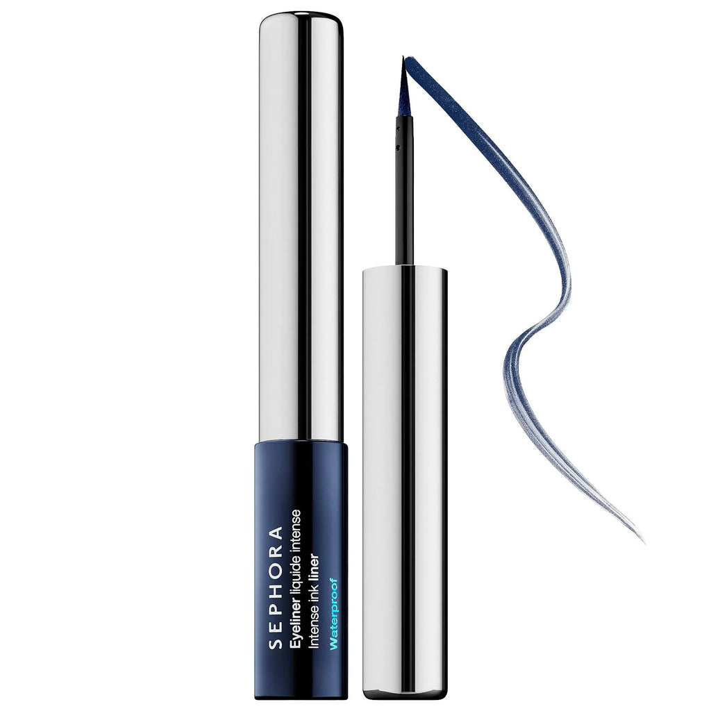 Intense Felt-Tip Liquid Waterproof Eyeliner - 03 - Satin Dark Navy - navy blue - 0.09 oz/2.8 mL
