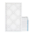 10x24x1  11,  1000 Pleated  Furnace 1" Air Filters by Pamlico. Case of 12. Actual Size: 9-1/2 x 23-1/2 x 3/4