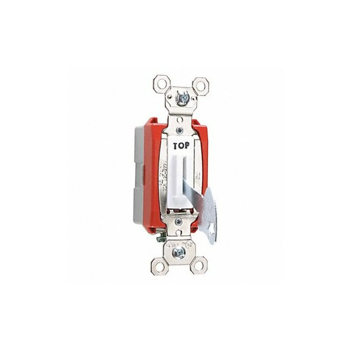 Legrand Wall Switch,Wht,20A;Back;Side,SnglPole