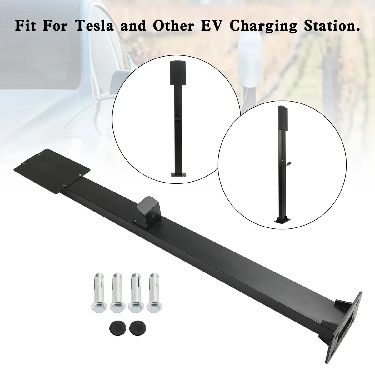 Pedestal Mounted  Charging Station  Charger Stand For Tesla Charging Station