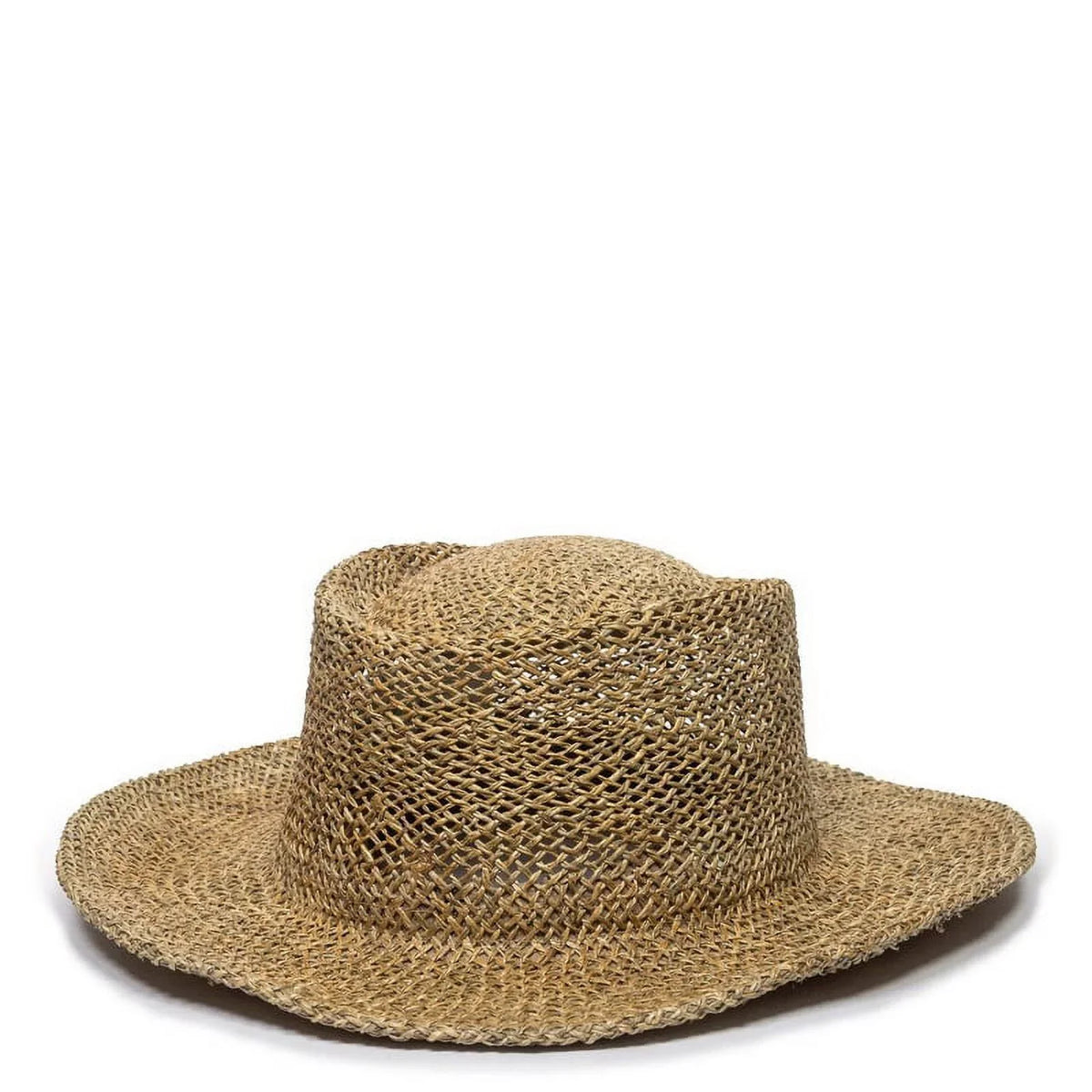 Outdoor Cap -100 Gambler Straw Hat-Natural