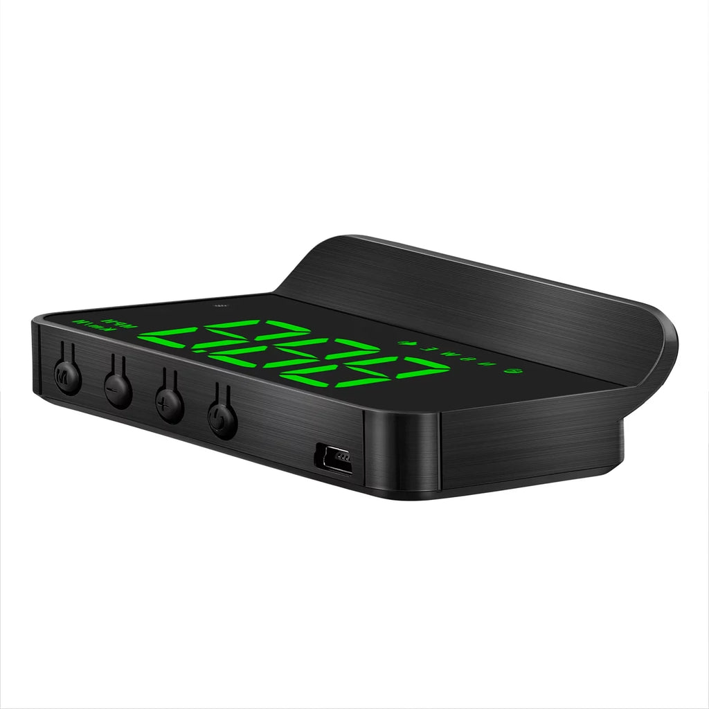 moobody Car  3.5 inch Head-up Display Windshield Projecter Digital Vehicle Speedometer  Model Overspeed Warning Fatigue Driving Alarm