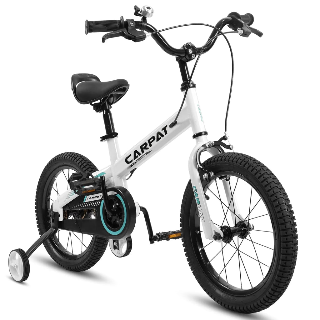 Taktack Kids' Bike 14 Inch Wheels, 1-Speed Boys Girls Child Bicycles For 3-5 Years, With Removable Training Wheels Baby Toys, Coaster+ Brake