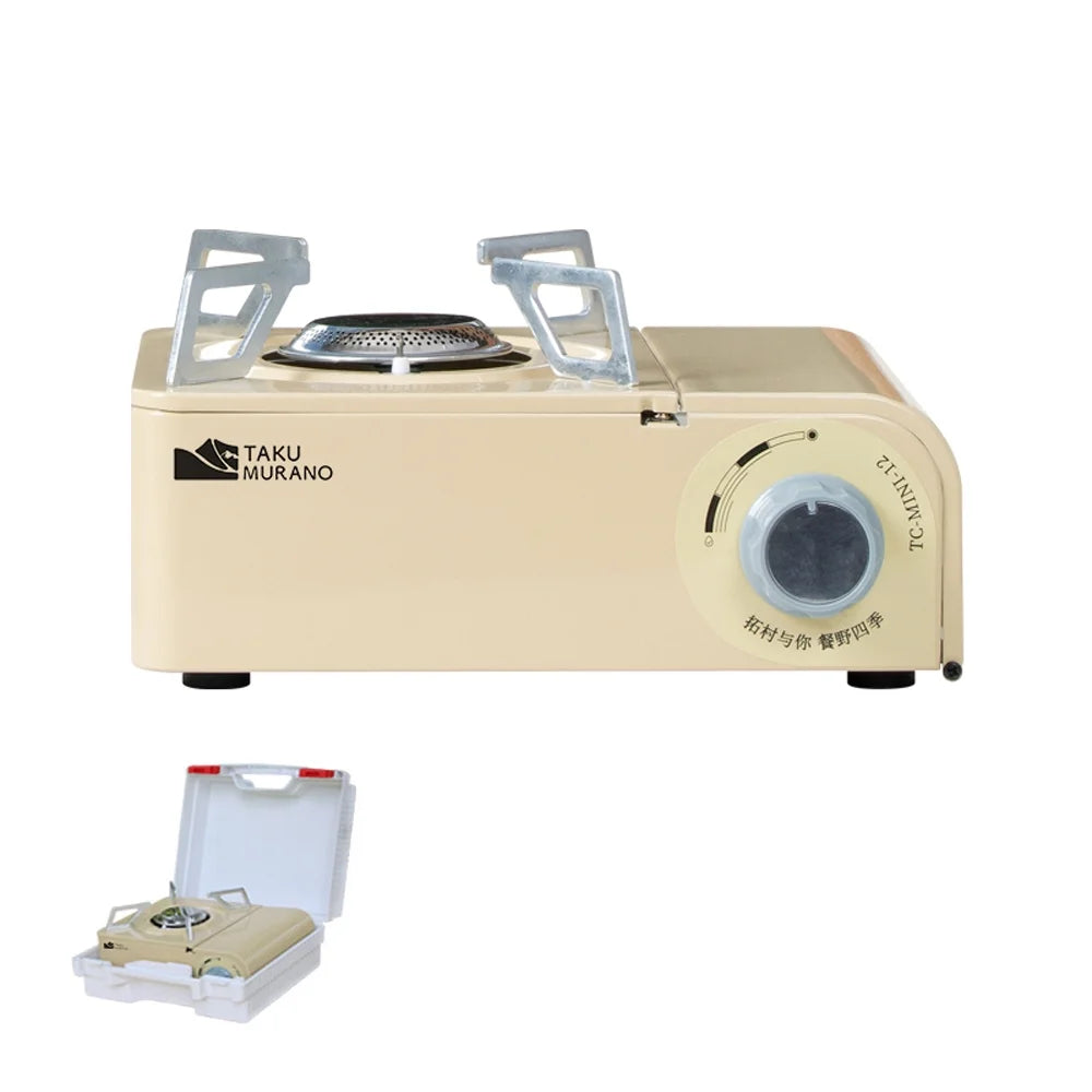 Portable Butanes Stove 2500W - Cassette Stove with Piezo Ignition for Cooking, Perfect for Camping