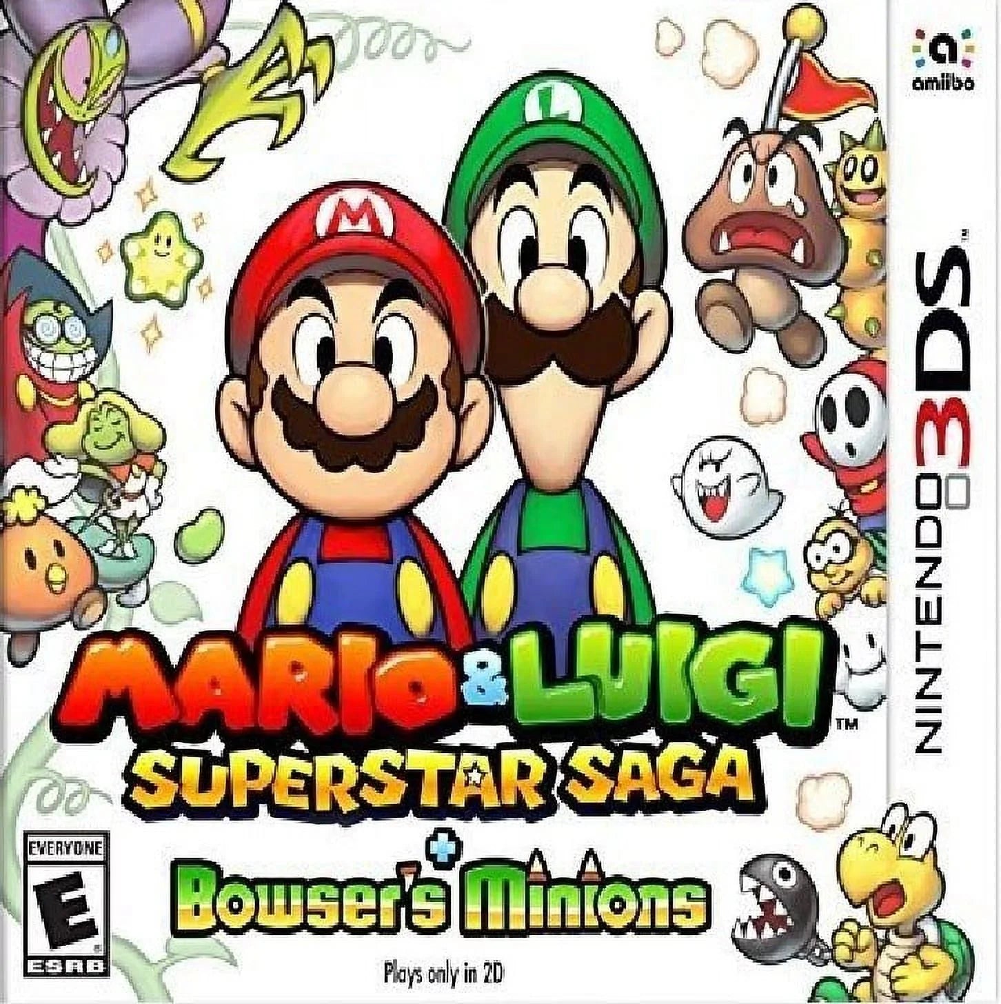 Restored Mario & Luigi: Superstar Saga + Bowser's Minions (Nintendo 3DS, 2017)  Game (Refurbished)