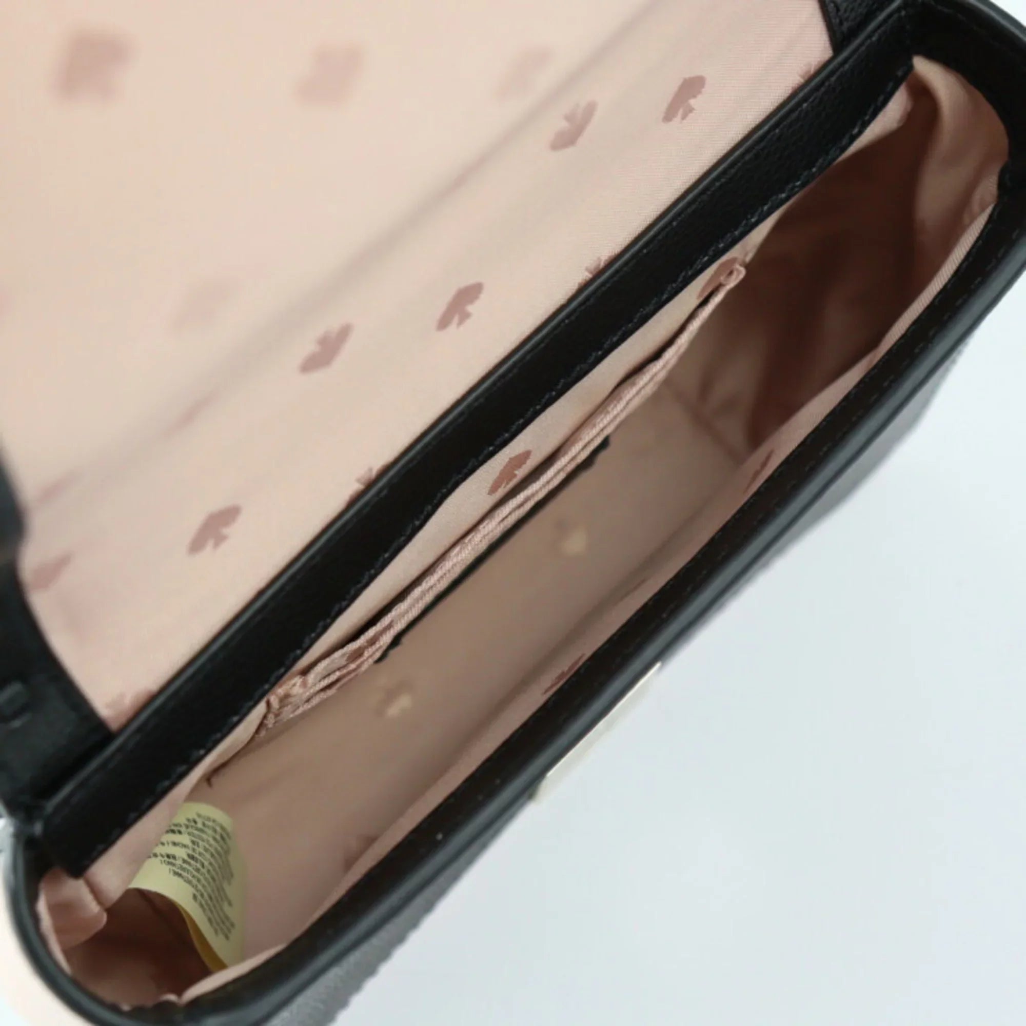 Pre-Owned Kate Spade Maisy Patternson drive grommet handbag  leather black pink beige gold hardware 2WAY shoulder bag punching (Good)