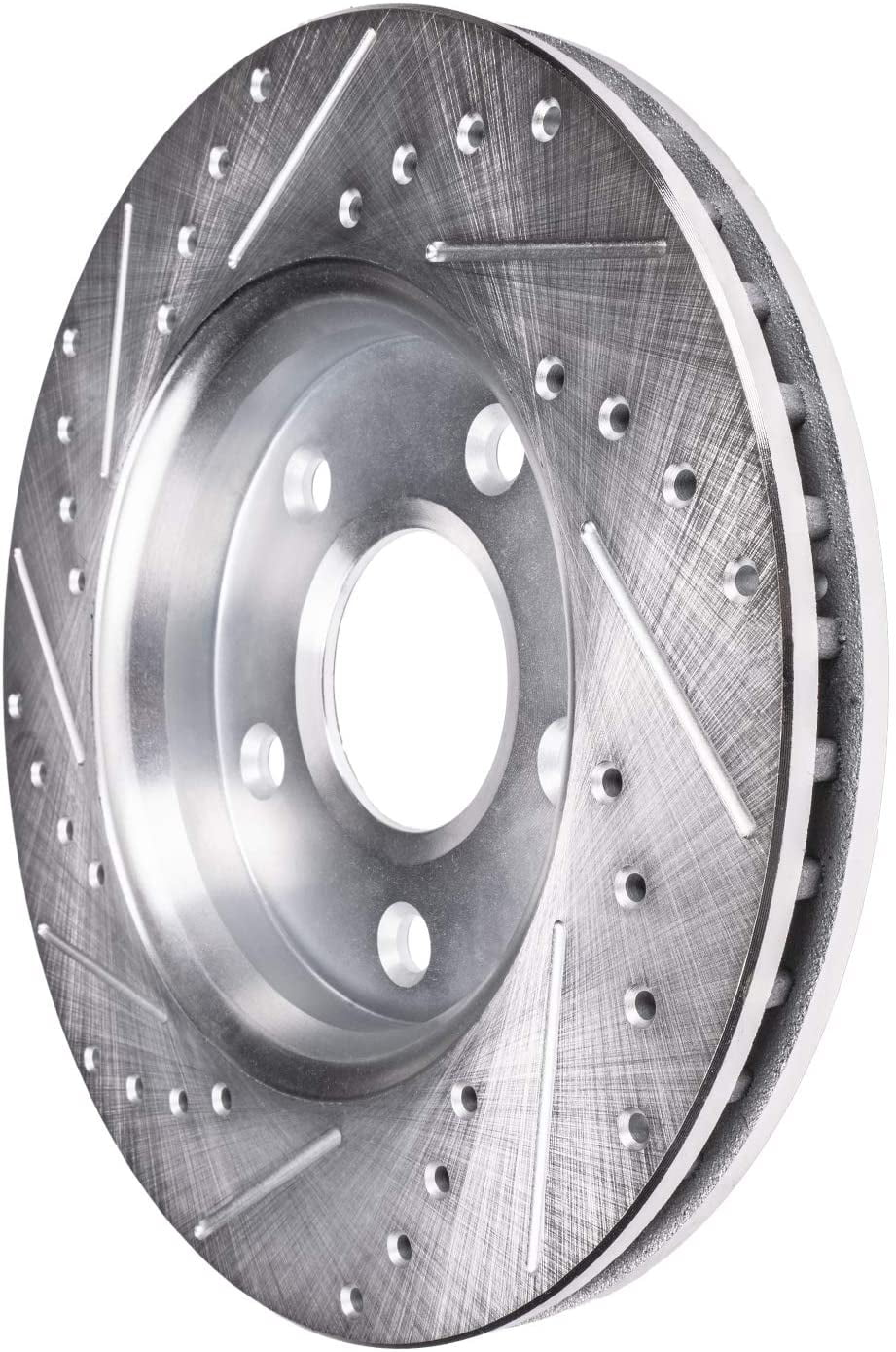 Detroit Axle - 11.50" (292mm) 5 Lug Rear Drilled and Slotted Brake Rotors Replacement for Infiniti  Nissan 350Z -Trail Juke Leaf Rogue Select Sport Fits select: 2012-2013   /