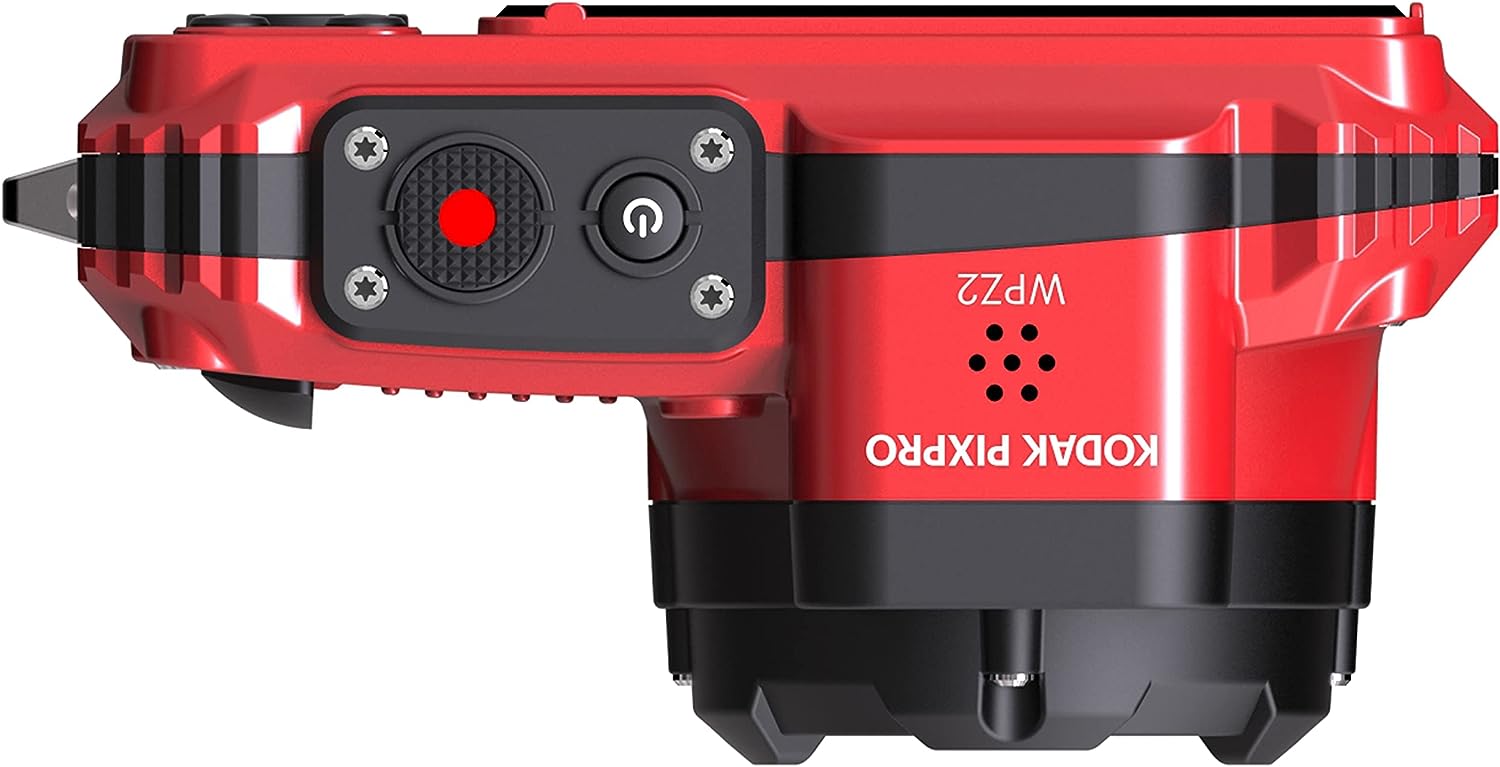 Kodak   Digital Camera (Red)+ Extra Battery +  - 32GB Kit