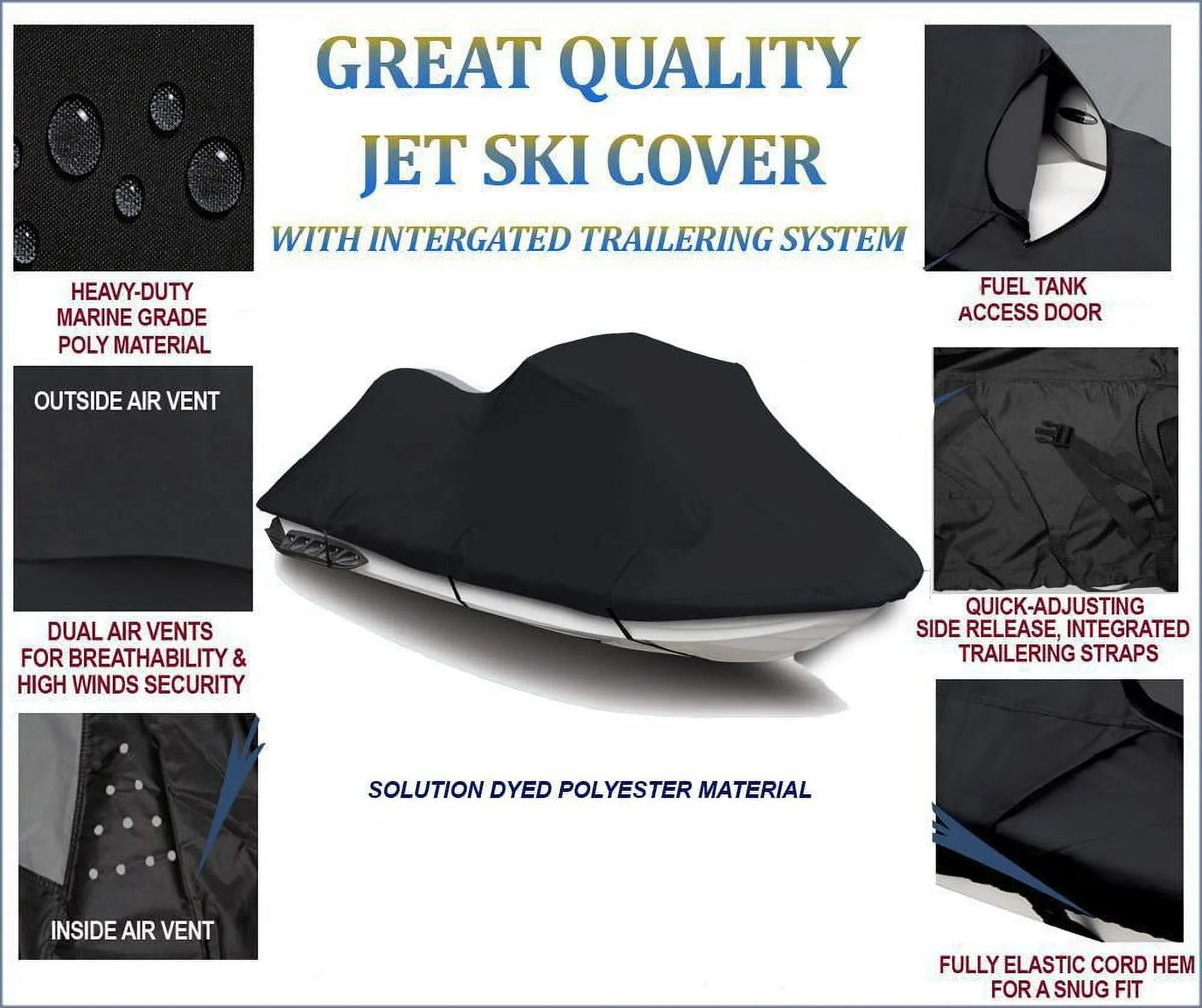 600  JetSki Cover Compatible for Yamaha Wave Runner  2002 2003 2004 Jet Ski  Cover