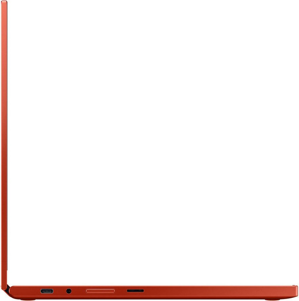 Samsung Galaxy Chromebook 2 13.3" (1920 x 1080) Touchscreen 2 in 1 Laptop, Intel Core i3-10110U, 8GB  , 128GB eMMC, Backlit Keyboard, Chrome , Fiesta Red with Tigology Accessories