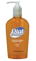 Dial Professional 84014 Liquid Dial Gold Antimicrobial Soap Decorative Pump 7.5 Oz. 12-Pack
