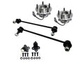Front Wheel Hub Ball Joint Sway Bar Link Kit - Compatible with 2005 - 2006 Chevy Equinox