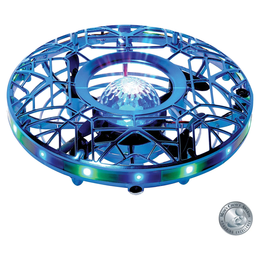Force1 Scoot Pro Aerial Drone Hand Controlled Mini Drone with Projector  Light (Blue)