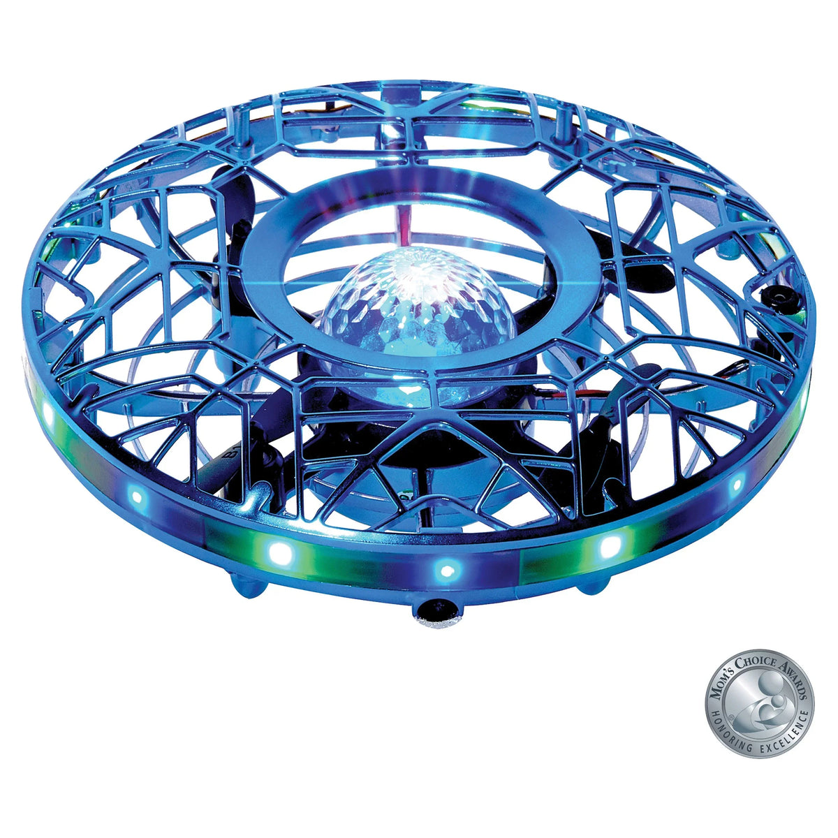 Force1 Scoot Pro Aerial Drone Hand Controlled Mini Drone with Projector  Light (Blue)