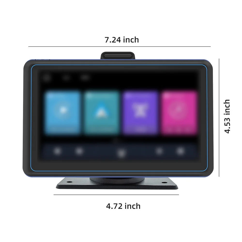 Pinnaco Car Stereo,Receiver 7'' 720P 5.0  Compatible Auto   Camera Dual Car Stereo Car Audio 5.0 Compatible  Player Dual  12 Portable Car Compatible Android Nebublu 720P Car Portable