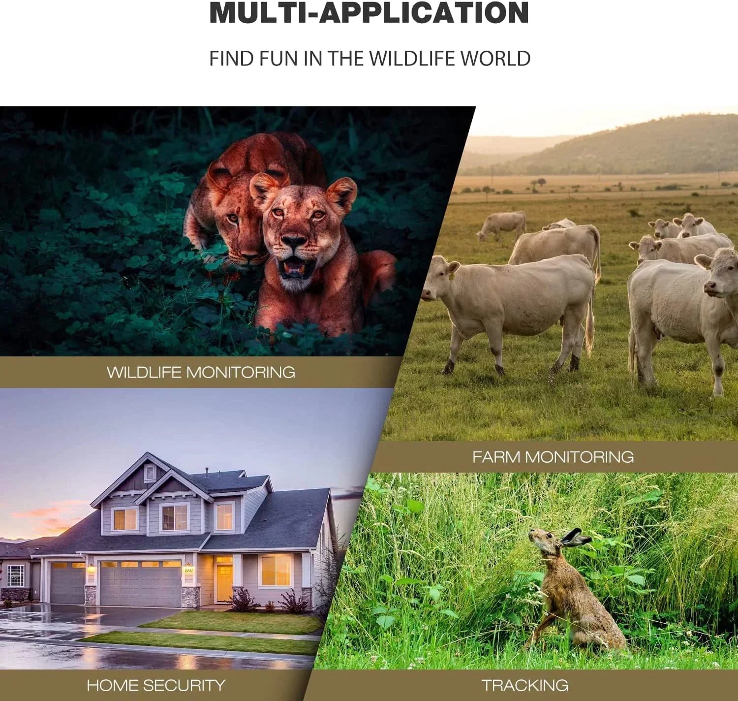 WiFi Bluetooth Trail Camera 20MP 1296P Game Hunting Camera with Nigth Vision Waterproof