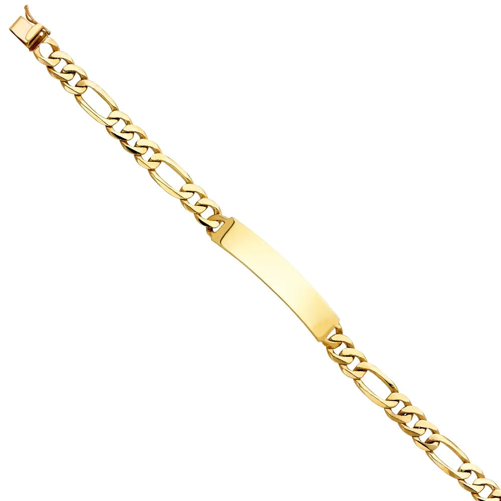 14k Yellow Gold Figaro Link  Bracelet - 8" | Elegant 14KY Gold Chain Bracelets for Men and Women | Weight 19.7 | Men’s Jewelry for Gift