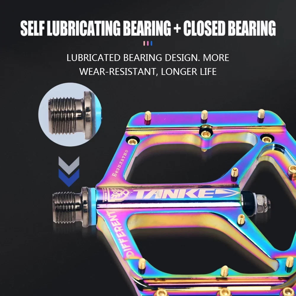 Nebublu Colorful Cycling Road Bike Pedals, Non-slip Aluminium  Bike Pedals - Perfect for  Adventures!