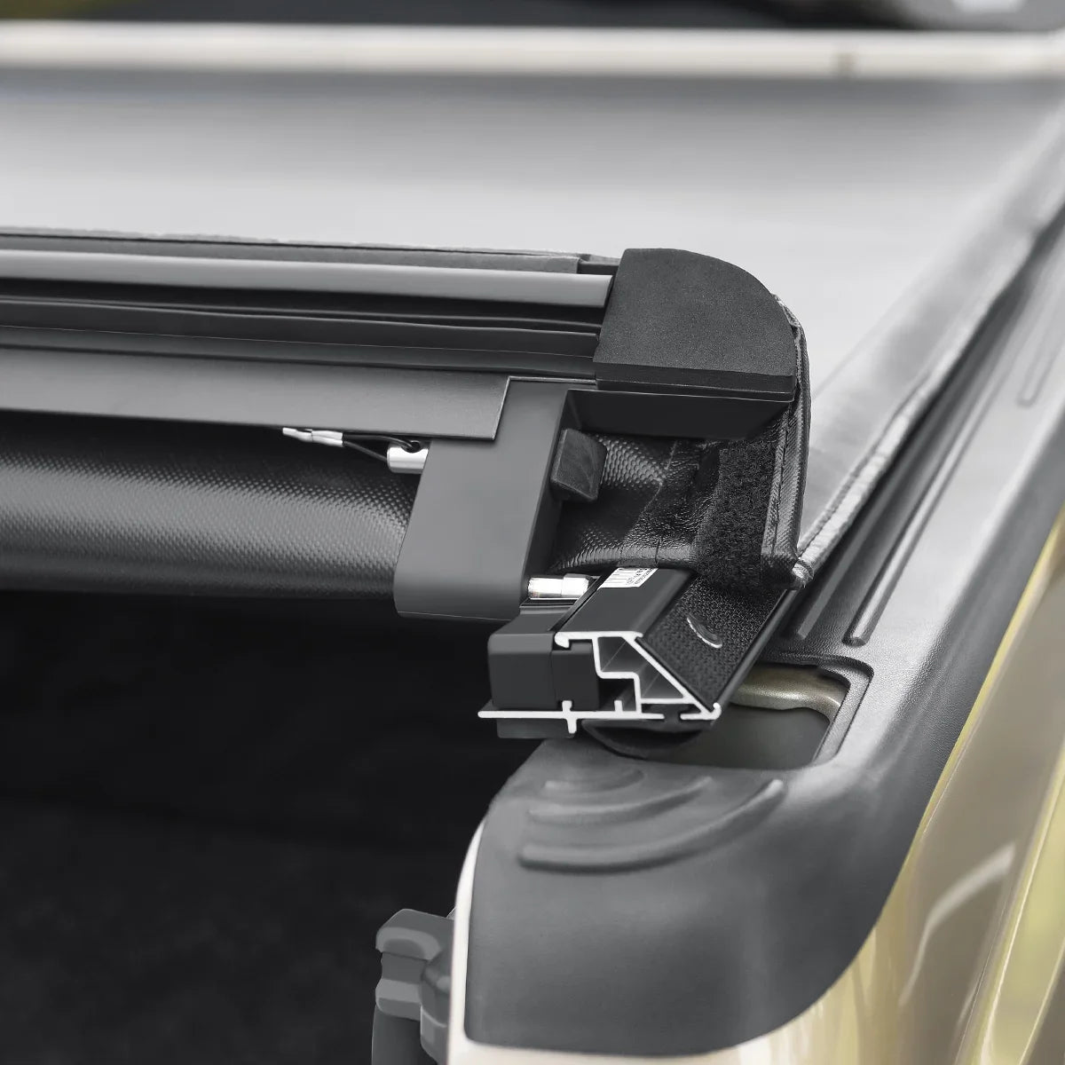 Auto Drive Soft Roll up Truck Bed Tonneau Cover Fits 04-12 Chevy Colorado /  Canyon 6Ft Bed