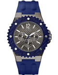 Guess Men's Blue Silicone Watch