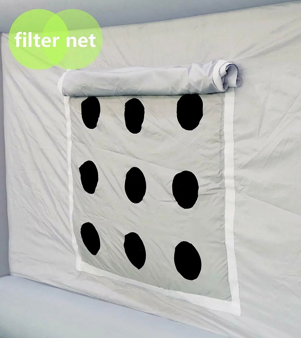 Urbanest Inflatable Paint Booth 33x16.4x11.5Ft With Blowers Car Painting Tent for Car Garage