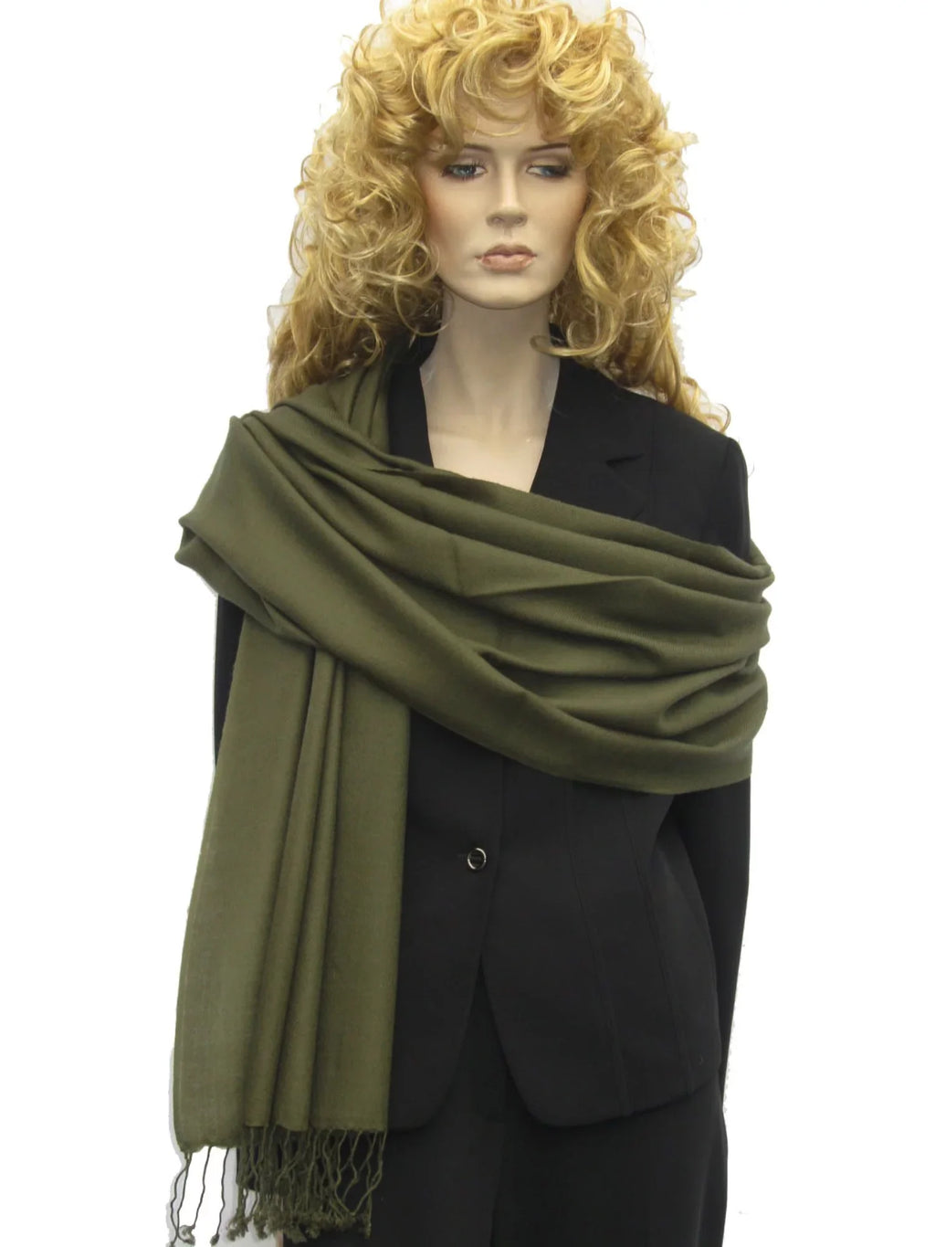 Shawl/Shawls/Scarf/Scarves/Wrap/Stole/Muffler/Cape/Ruana/Blanket/Throw/Pashmina Shawl/Cashmere Scarf/Wool/Silk (Military Regular Shawl)