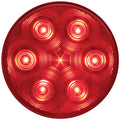 Optronics 4" Round Red  7 Diode Stop Turn Tail Light With WeatherTight 3 Pin