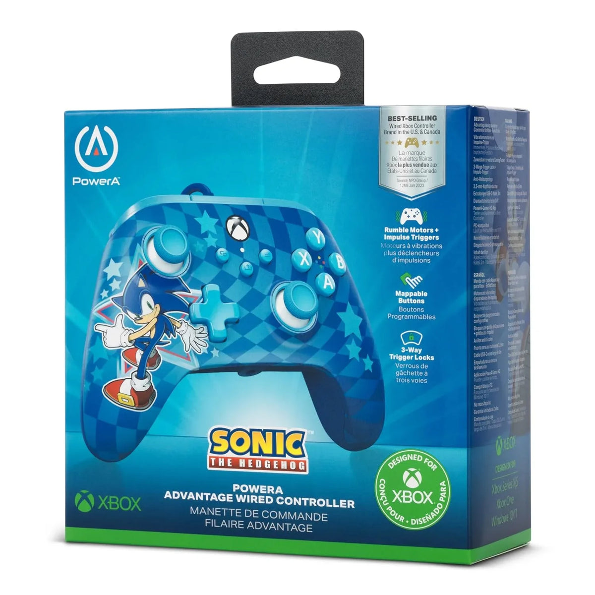 Sonic the Hedgehog PowerA Advantage Wired Controller for Xbox Series |