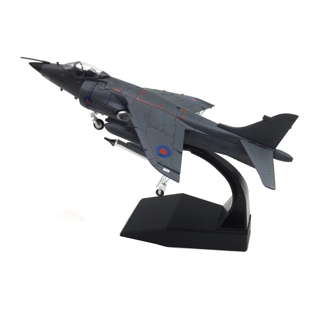 1:72  Air Force 1982 Sea Harrier Jet Fighter Model Military Fighter Aircraft Model Alloy Simulation Collection Display