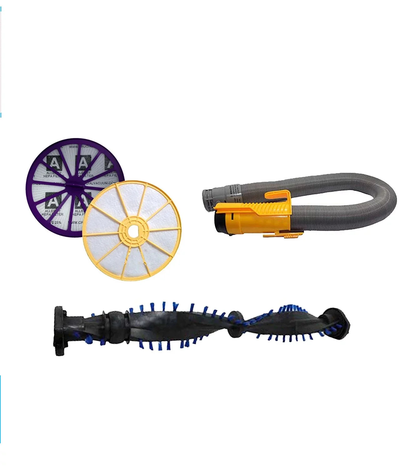 Dyson  Kit Including Pre and Post Filters, Roller Brush and Yellow Hose