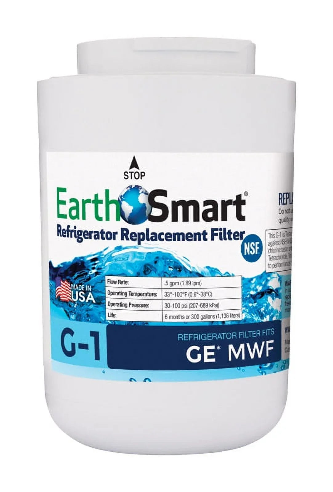EarthSmart -1 Refrigerator Replacement Filter For